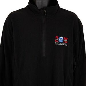 2015 FIS Alpine World Ski Championships Fleece Jacket Mens Size XL Black